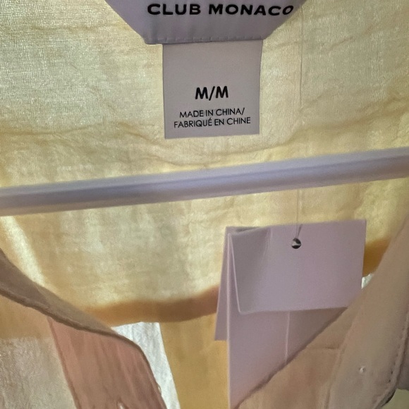 Club Monaco button down shirt,Size:M - Picture 3 of 3
